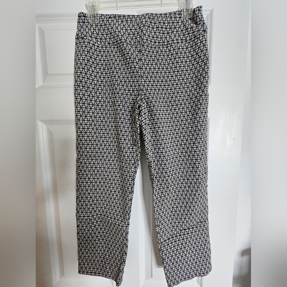 Alfani Monochrome Geometric Print Pants